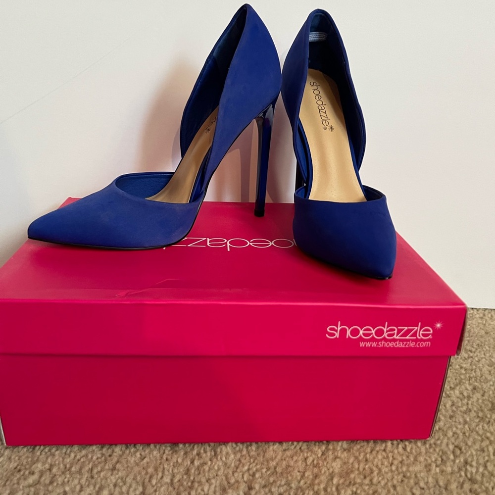 Shoe Dazzle Women's Blue Stiletto Heels